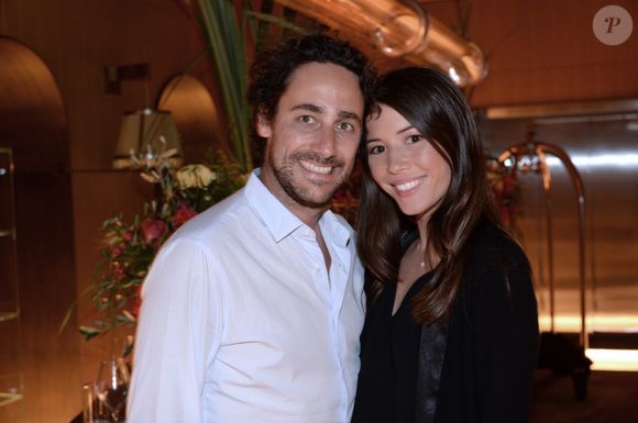 Exclusif - Thomas Hollande et sa femme Emilie Broussouloux - Soirée "Back to Brach Good Vibes only" à l'hôtel Brach à Paris le 4 septembre 2023. © Rachid Bellak/Bestimage