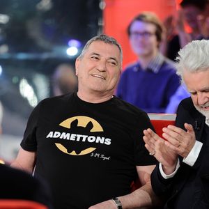 Jean Marie Bigard et Roland Magdane - Enregistrement de l'émission "Vivement Dimanche prochain" présentée par M.Drucker et diffusée le 16 février 2020 sur France 2. Le 5 février 2020
© Guillaume Gaffiot / Bestimage