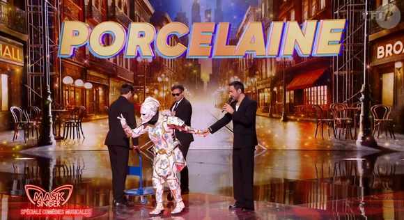 Le Chevalier de Porcelaine dans "Mask Singer", capture d'écran TF1.