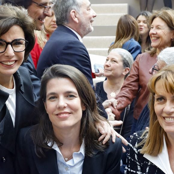 Rachida Dati, Charlotte Casiraghi, guest - Ouverture du Festival du Livre de Paris 2025 au Grand Palais à Paris le 10 avril 2025. Le Maroc est l'invité d'honneur du Festival du Livre de Paris 2025, qui fête son retour au Grand Palais.  © Marc Ausset-Lacroix/Bestimage