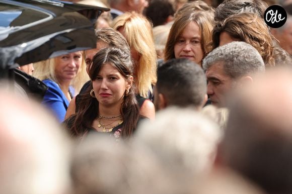 Roxane Altmayer - Sorties des obsèques de Nicolas Altmayer en l'église Saint-Germain-des-Prés à Paris le 31 aout 2026. © Dominique Jacovides-Cyril Moreau/Bestimage