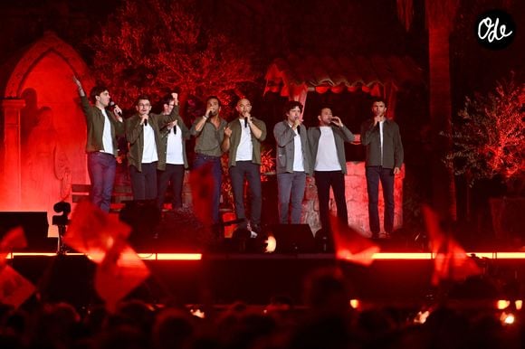 Corsu Mezu Mezu, le concert emmené par Patrick Fiori qui a eu lieu au stade Orange Vélodrome à Marseille, le 22 mai 2026, diffusé le 28 août sur France 3.. © Bruno Bebert/Bestimage