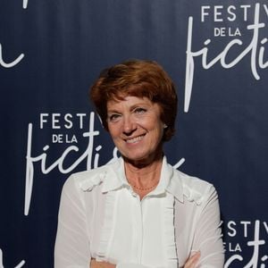 Véronique Genest lors de la 20e édition du Festival de fiction TV, le 15 septembre 2018 à La Rochelle, en France. Photo : Thibaud MORITZ/ ABACAPRESS.COM