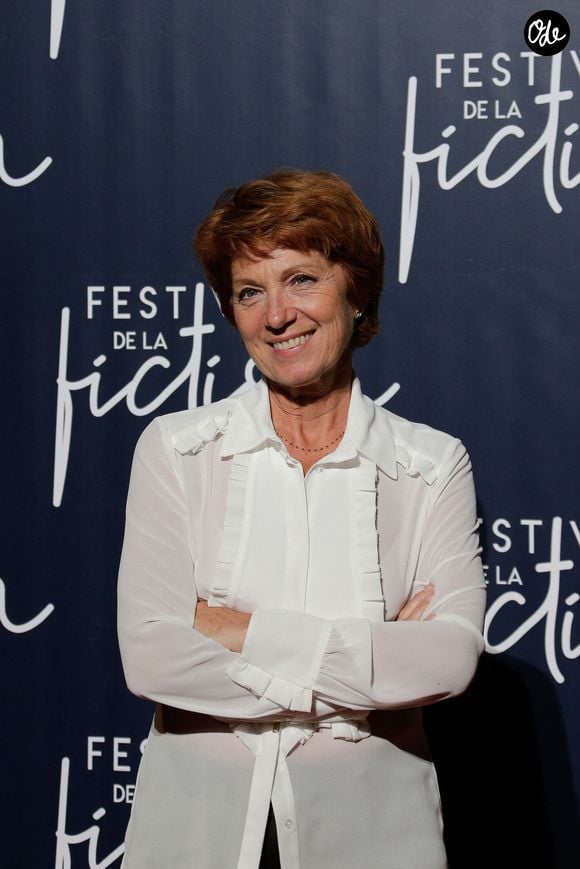 Véronique Genest lors de la 20e édition du Festival de fiction TV, le 15 septembre 2018 à La Rochelle, en France. Photo : Thibaud MORITZ/ ABACAPRESS.COM