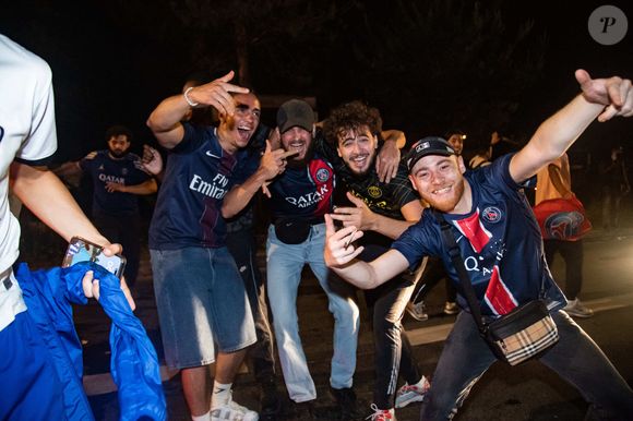 Ambiance à Paris après la victoire du PSG face à l'Inter Milan (5-0) en finale de la Ligue Des Champions 2025 à l'Allianz Arena de Munich, le 31 mai 2025.
Baptiste Autissier/PsnewZ/Bestimage