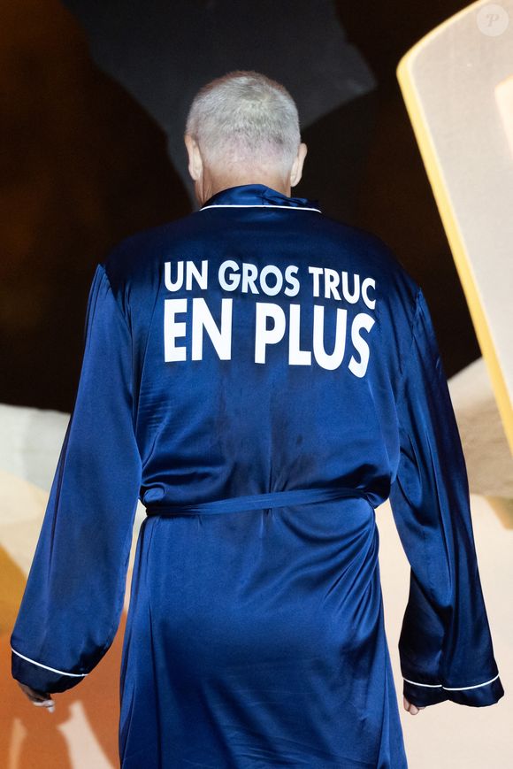 Exclusif - Franck Dubosc - Enregistrement de l'émission "L'humour à la plage" pour la 2eme édition du festival de Juan les Pins à la pinède Gould le 27 juin 2025.  © Bruno Bebert / Bestimage