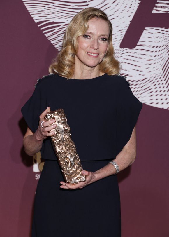 Léa Drucker (Meilleure actrice dansDossier 137) au photocall du dîner de la 51ème cérémonie des César au Fouquet's à Paris, France, le 27 février 2026. © Denis Guignebourg/Bestimage
