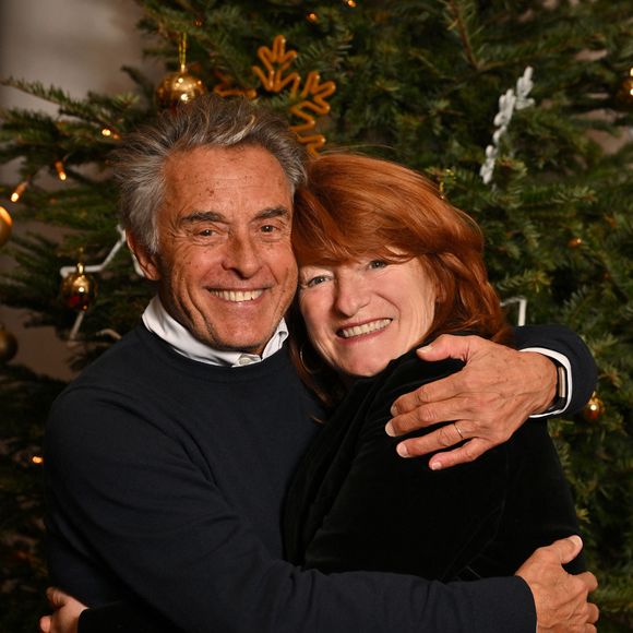 Exclusif - Muriel Mayette-Holtz et son mari Gérard Holtz durant la remise des distinctions de l'Aigla Nissarda à l'opéra de Nice, le 5 décembre 2024. © Bruno Bebert / Bestimage