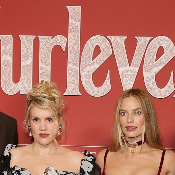 Jacob Elordi, Emerald Fennell, Margot Robbie et Shazad Latif - Avant-première du film "Hurlevent" au Grand Rex à Paris le 2 février 2026. © Coadic Guirec/Bestimage
