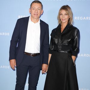 Dany Boon et sa nouvelle compagne Clara Vello - Avant-première du film "Regarde" au Cinéma Pathé Wepler à Paris le 8 septembre 2025. © Coadic Guirec/Bestimage