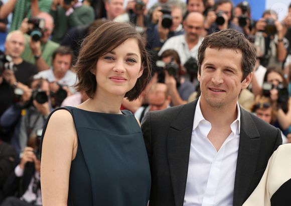 Marion Cotillard et Guillaume Canet - Photocall du film "Blood Ties" au 66 eme Festival du Film de Cannes. © DOMINIQUE JACOVIDES / BESTIMAGE