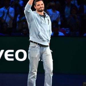 Elle se mesurera à Florent Manaudou
Florent Manaudou - Célébrités assistent à la finale du tournoi de tennis ATP Masters 1000 de Paris (Paris Rolex Master) remportée par Alexander Zverev contre Ugo Humbert à l'Accor Arena - Palais Omnisports de Paris-Bercy, Paris le 3 novembre 2024. © Veeren/Bestimage