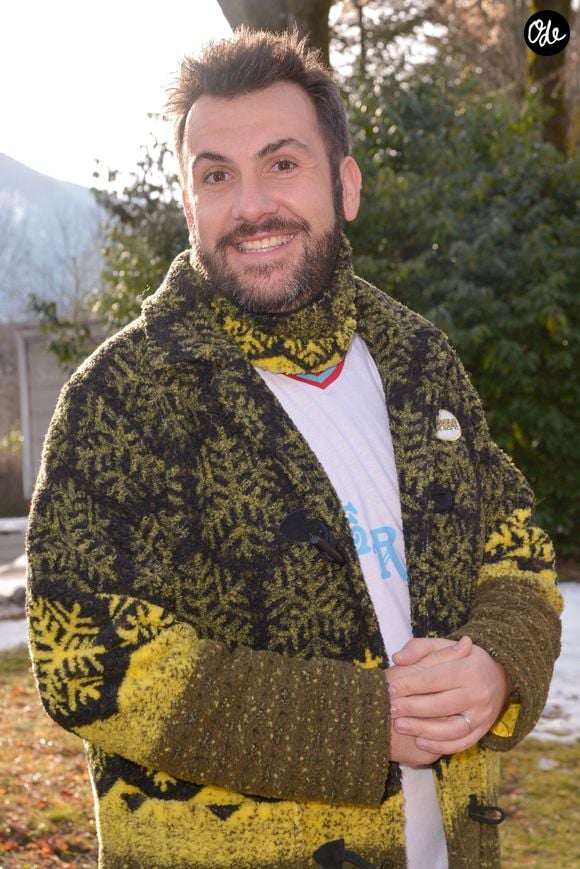 Laurent Ournac lors de la séance photo de la série « Camping Paradis » au 21e Festival des Créations Télévisuelles de Luchon, à Luchon, en France, le 9 février 2019. Photo de Julien Reynaud/APS-Medias/ABACAPRESS.COM