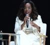 Sa citation "Ne vous imposez pas de plafond" invite à ne pas limiter ses ambitions avant même d’avoir essayé. 

Cannes, France – La magnat des médias et animatrice de talk-show Oprah Winfrey assiste à une conférence lors du Festival international de la créativité Cannes Lions 2026, au Palais des Festivals de Cannes, en France. Sur la photo : Oprah Winfrey. Backgrid UK/ Bestimage