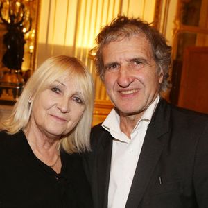 Julie Leclerc et son mari Gérard Leclerc assistent à la remise des insignes de " Commandeur dans l'Ordre des Arts et des Lettres " à Alain Chamfort et de " Chevalier dans l'Ordre des Arts et des Lettres " à Ludovic Martin, au ministère de la Culture, à Paris, France, le 30 octobre 2019. Photo by Jerome Domine/ABACAPRESS.COM