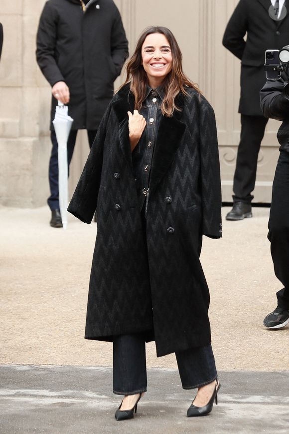 Elodie Bouchez - Les célébrités au défilé Chanel 2 "Collection Haute Couture Printemps/Eté 2025" lors de la Fashion Week de Paris (PFW), le 28 janvier 2025 Christophe Clovis / Bestimage