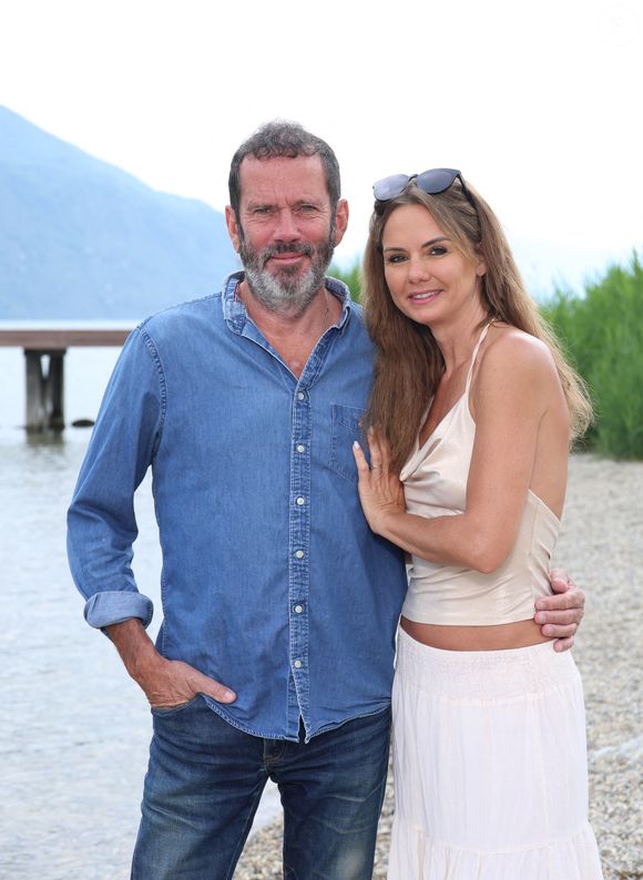 Exclusif - Christian Vadim et sa femme Nadège Méziat lors de la 3ème édition du Festival du Cinéma Français et de la Gastronomie d'Aix-les-Bains, le 6 Juin 2024. © Denis Guignebourg/BestImage