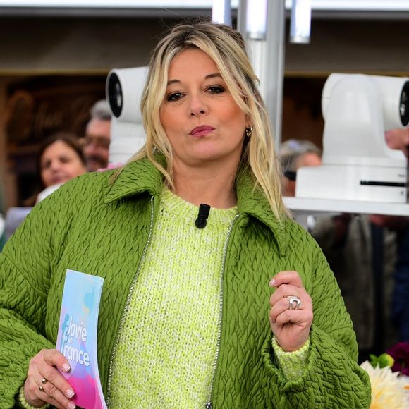 Flavie Flament tourne sa nouvelle émission "Flavie en France" (France 3), avec le retour du jeu "Le Schmilblic", à Vienne (Isère), le 24 octobre 2025. La diffusion est prévue du 17 au 21 novembre 2025.
© Romain Doucelin / Bestimage