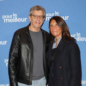 Michel Cymes et sa femme Nathalie - Première du film "Pour le Meilleur" au Grand Rex à Paris le 20 avril 2026. © Coadic Guirec/Bestimage