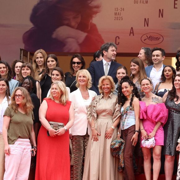Aurore Berge, Julie Gayet, Alma Jodorowsky et Iris Knobloch assistent à la projection de La Petite Derniere à Cannes, France, le 16 mai 2025, dans le cadre du 78ème Festival de Cannes. Photo by Jerome Domine/ABACAPRESS.COM