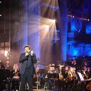 Exclusif - Patrick Bruel - Enregistrement de l'émission "Le Grand Echiquier : Spéciale Charles Aznavour" à l'Opéra royal de Versailles, présentée par C.Chazal et A.Manoukian, et diffusée sur France 2 le 29 mai 2025. © Guillaume Gaffiot/Bestimage