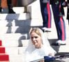 La princesse Charlène de Monaco a le privilège de pouvoir porter du blanc

La princesse Charlène de Monaco lors de la visite du pape Léon XIV à la cathédrale de l'Immaculée Conception de Monte-Carlo, à Monaco, le 28 mars 2026. Cette visite est le deuxième voyage apostolique international du Pape Léon XIV et le premier jamais entrepris par un Pape dans la petite ville-État à l'époque moderne. La visite comprend une réunion privée avec Albert et la Princesse Charlène au palais, une réunion avec la communauté catholique de Monaco dans la cathédrale et une messe dans le stade sportif. Photo by Jean-Charles Vinaj/ABACAPRESS.COM