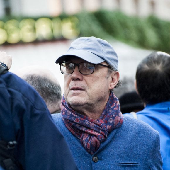 Julien Lepers aux funérailles de Michel Georges Alfred Catty, dit Michou, directeur de cabaret français, à l'église Saint-Jean de Montmartre à Paris. Michou est décédé à l'âge de 88 ans le 26 janvier 2020. Paris, France le 31 janvier 2020 Photo de Magali Cohen/ABACAPRESS.COM