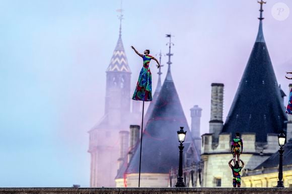 Cérémonie d'ouverture des Jeux Olympiques (JO) de Paris 2024 le 26 juillet 2024 - July 27, 2024, France. (Credit Image: © Richard Callis/Sport Press Photo via ZUMA Press)