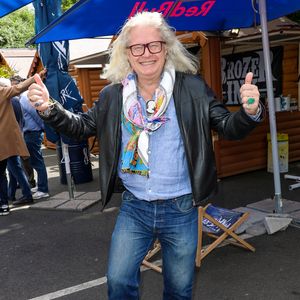 Pierre-Jean Chalençon au Festival Gypsikids au Wonderland de Clichy,  en faveur de l'association "Innocence en danger", à Clichy, France, le 5 juin 2024. © Coadic Guirec/Bestimage