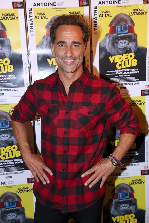 Exclusif - Florent Peyre à la générale de la Pièce "Vidéo Club" au Théâtre Antoine à Paris, le 27 Septembre 2023. 

Photo : Bertrand Rindoff / Bestimage