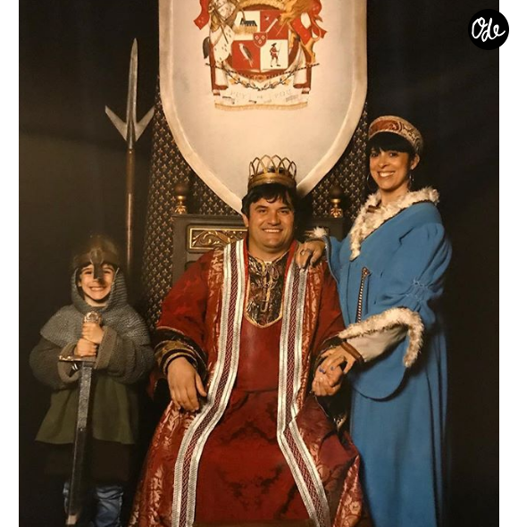 Pierre, Frédérique et leur fils Gabriel au Puy-du-Fou - Instagram, 26 avril 2019