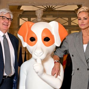 EXCLUSIF - Jean Pierre Barbero, le Conservateur et Directeur du Musée Masséna à Nice, et Adriana Karembeu pour une soirée unique dans les salons du Musée Masséna à Nice, le 22 janvier 2026, au profit de la Fondation Claude Pompidou© Bruno Bebert/Bestimage