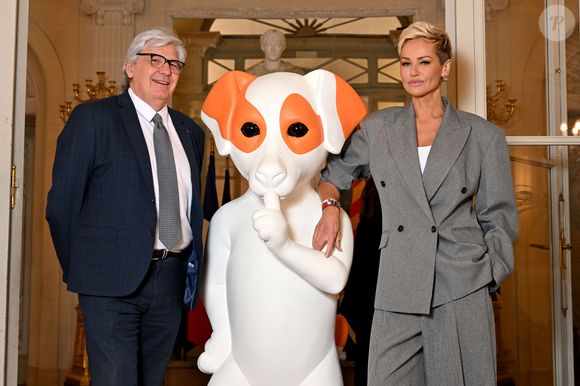 EXCLUSIF - Jean Pierre Barbero, le Conservateur et Directeur du Musée Masséna à Nice, et Adriana Karembeu pour une soirée unique dans les salons du Musée Masséna à Nice, le 22 janvier 2026, au profit de la Fondation Claude Pompidou© Bruno Bebert/Bestimage