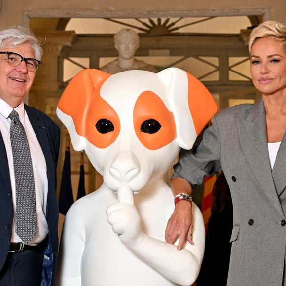 EXCLUSIF - Jean Pierre Barbero, le Conservateur et Directeur du Musée Masséna à Nice, et Adriana Karembeu pour une soirée unique dans les salons du Musée Masséna à Nice, le 22 janvier 2026, au profit de la Fondation Claude Pompidou© Bruno Bebert/Bestimage