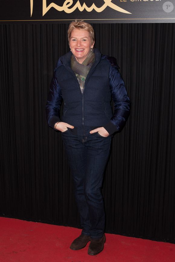 Elise Lucet assiste à la cérémonie du "Festival Mondial du Cirque de Demain 2015", qui s'est tenue au Cirque Phenix à Paris, France, le 01 février 2015. Photo by Audrey Poree/ ABACAPRESS.COM