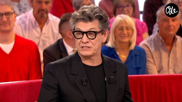 Exclusif - Marc Lavoine lors de l'enregistrement de l'émission Vivement dimanche au studio Rive Gauche, présentée par M.Drucker et diffusée sur France 3 le 11 mai 2025, à Paris, France, le 5 mai 2025. © Guillaume Gaffiot/Bestimage