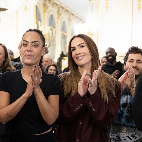 Amel Bent, Vitaa, Slimane et Said Boussif - Cérémonie de la remise de la médaille de chevalier de l'ordre des arts et des lettres à Alexandre Kirchhoff, PDG du label Capitol Music France par R.Dati au Ministère de la Culture à Paris le 9 janvier 2026.
Cyril Moreau / Bestimage