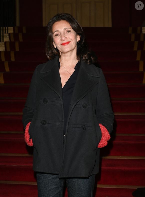 Exclusif - Valérie Karsenti - 100ème de la pièce "Je préfère qu'on reste ensemble" au Théâtre des Variétés à Paris le 12 janvier 2023. © Coadic Guirec/Bestimage
