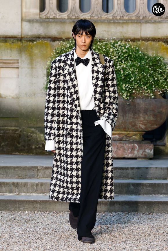 Défilé de mode Dior Homme Prêt à Porter Collection Homme Printemps/Été 2027 lors de la Fashion Week de Paris, France, le 24 juin 2026. © Bestimage