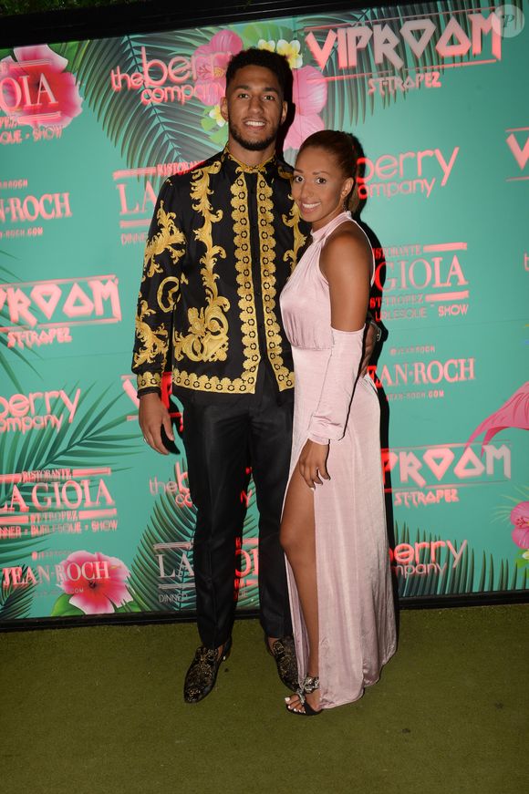 Ali (2017), Magomed (2020) fruits de ses amours passées avec Estelle Mossely, et un petit Souleymane (né en 2023) d'une autre relation
Exclusif - Tony Yoka et Estelle Mossely - Anniversaire d'E.Mossely au VIP Room à Saint-Tropez, Côte d'Azur, France, le 19 août 2018. © Rachid Bellak/Bestimage