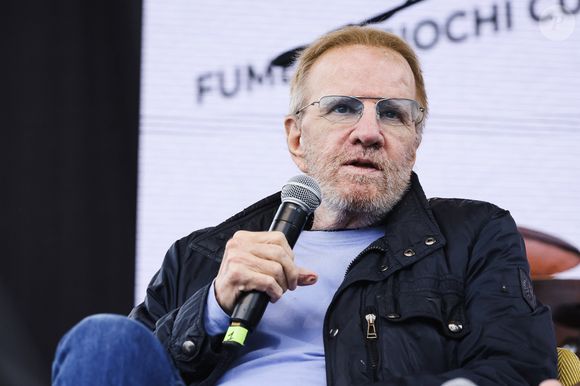 Christophe Lambert est vu sur scène pour une interview avec des fans pendant la foire Como Fun à LarioFiere à Erba. 
 © Alessandro Bremec/SOPA Images via ZUMA Press Wire