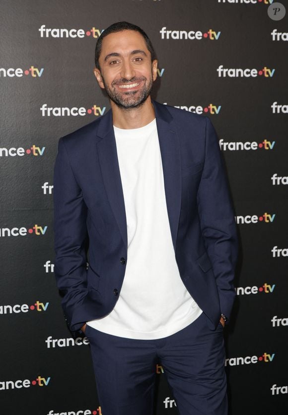 Jimmy Mohamed au photocall de la conférence de presse de rentrée de France Télévisions à Paris, France, le 4 septembre 2024. © Coadic Guirec/Bestimage