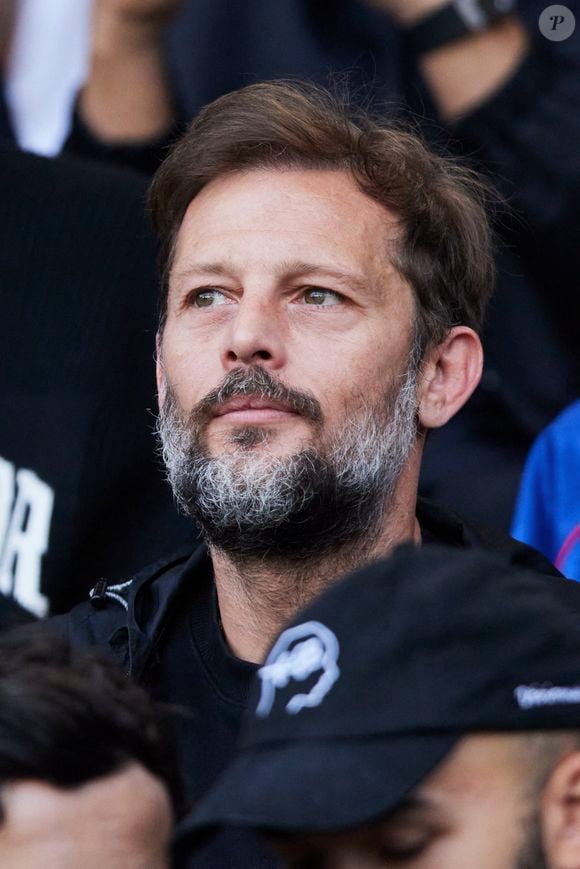 Nicolas Duvauchelle - Célébrités dans les tribunes de la demi-finale retour de Ligue des champions entre le PSG face au Borussia Dortmund (0-1) au Parc des Princes à Paris le 7 mai 2024. © Cyril Moreau/Bestimage