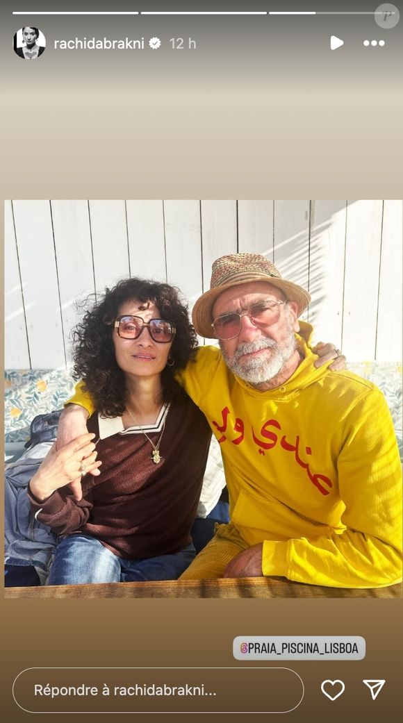 Eric Cantona et son épouse Rachida Brakni immortalisés sur Instagram (Capture d'écran Instagram - 2025).