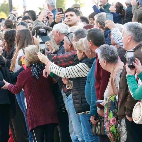 Le roi Felipe VI et la reine Letizia d’Espagne, visitent Letur trois semaines après l'ouragan et les inondations.