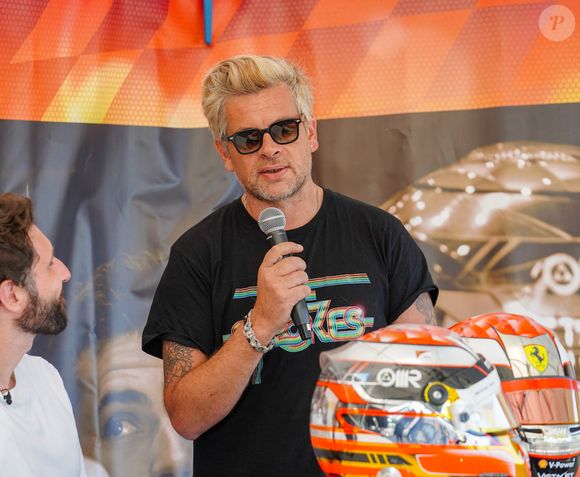 Benjamin Biolay lors du marathon Karting Jules Bianchi (jour 1) au circuit Paul Ricard au Castellet, France, le 6 septembre 2024. © Anne-Sophie Guebey via Bestimage
