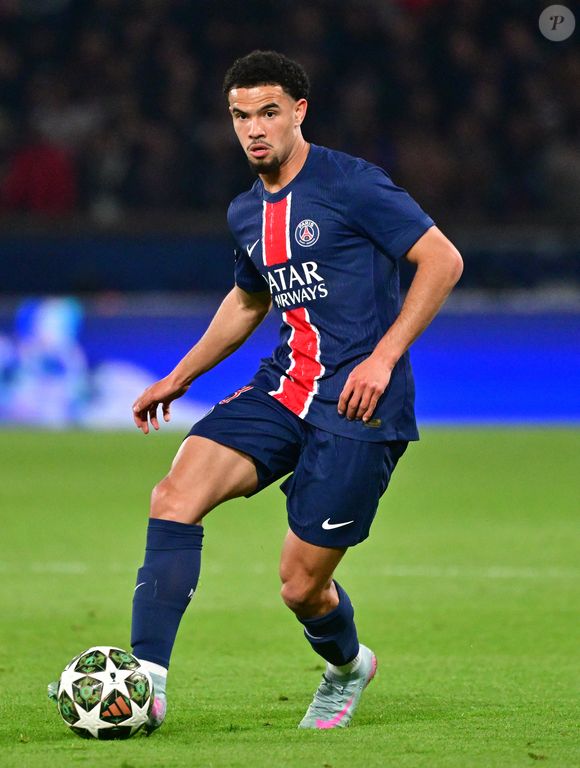 Warren Zaïre-Emery - Match de quart de finale aller de Ligue Des Champions 2024-2025 (LDC) "PSG - Aston-Villa (3-1)" au Parc des Princes, le 9 avril 2025. Christian Liewig / Bestimage