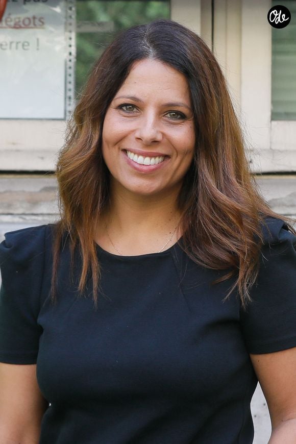 Myriam Seurat (France 3) - Les présentateurs météo français donnent le "feu vert" officiel de la 19ème édition du Forum International de la Météo et Climat (FIM) à l'académie du climat (anciennement Mairie du IVe arrondissement) à Paris, France, le 6 mai 2022. © Christophe Clovis / Bestimage