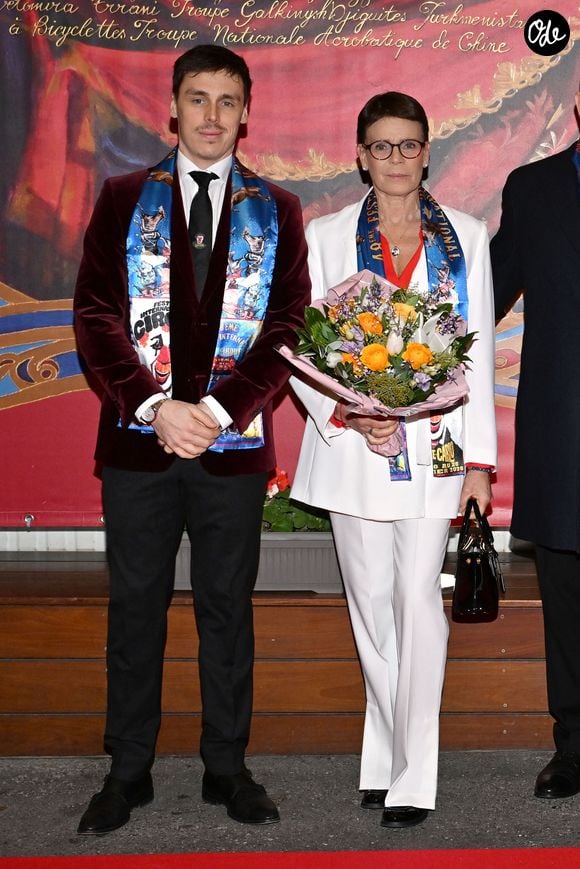 Louis Ducruet, La princesse Stéphanie de Monaco - Les membres de la famille princière de Monaco arrivent à la soirée de clôture du 48ème Festival international du Cirque de Monte-Carlo sous le chapiteau de Fontvieille le 20 janvier 2026.

© Bruno Bebert / Bestimage
