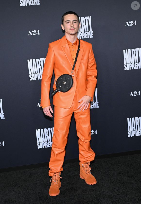 8 décembre 2025.
Projection de 'Marty Supreme' au Academy Theatre, Los Angeles, CA. USA
Ici, Timothée Chalamet. 

Photo : AGENCE / BESTIMAGE